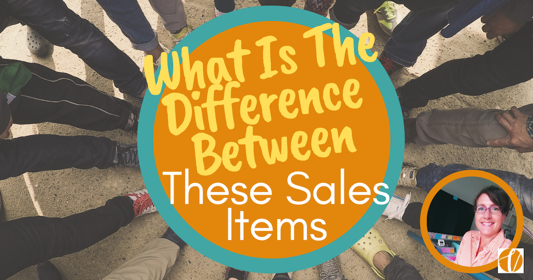 What is the difference between sales materials.